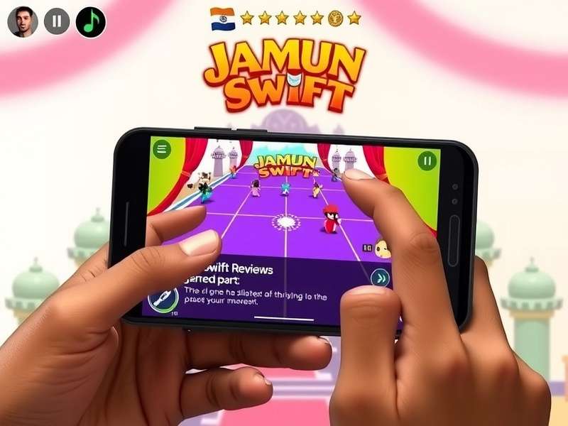 Jamun Swift community event in India showing players participating